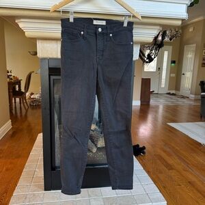 Madewell 9" High Rise Skinny Jeans Size 26